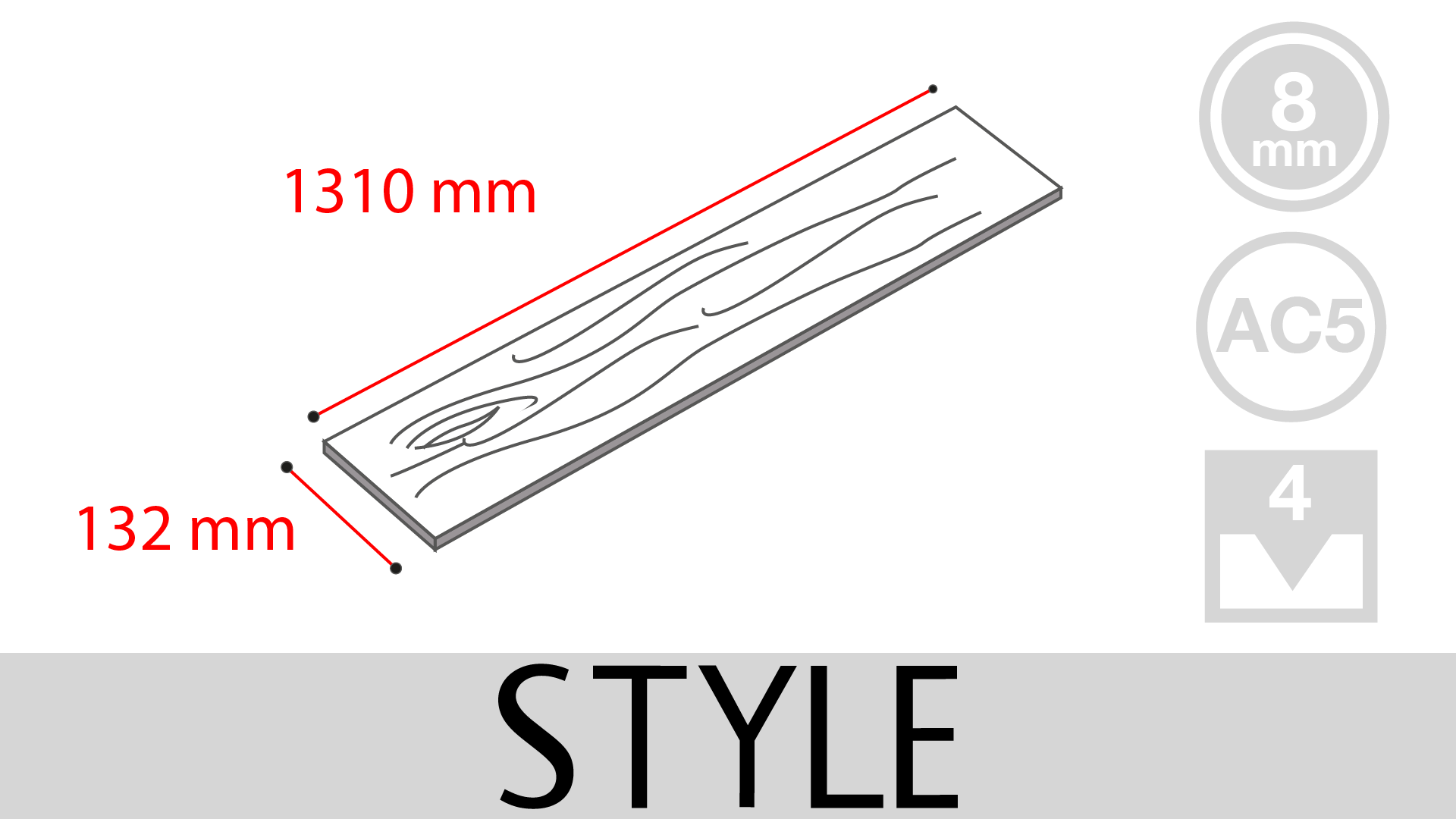 FINfloor Style (8mm Narrow Plank)